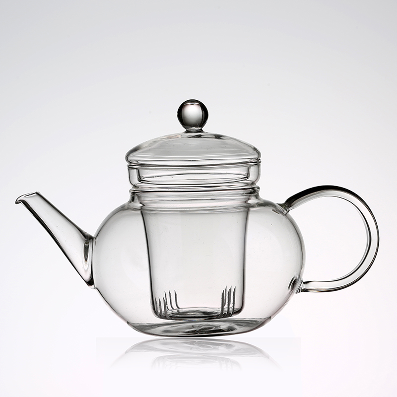 Glass Teapot for Gas Cooker/tea Pot with Tea Strainer