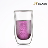 New Handmade Clear Borosilicate Double Wall Glass Water Cups Wholesales for Drinking Juice 