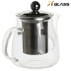 Glass Teapot Manufacturer Custom Great For Tea Juice Water Hot And Iced Borosilicate Glass Teapot 