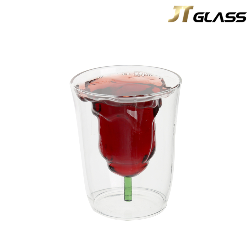 Crystal Glass Whisky Rose Cup Hand Blown Glass High Borosilicate Wholesale