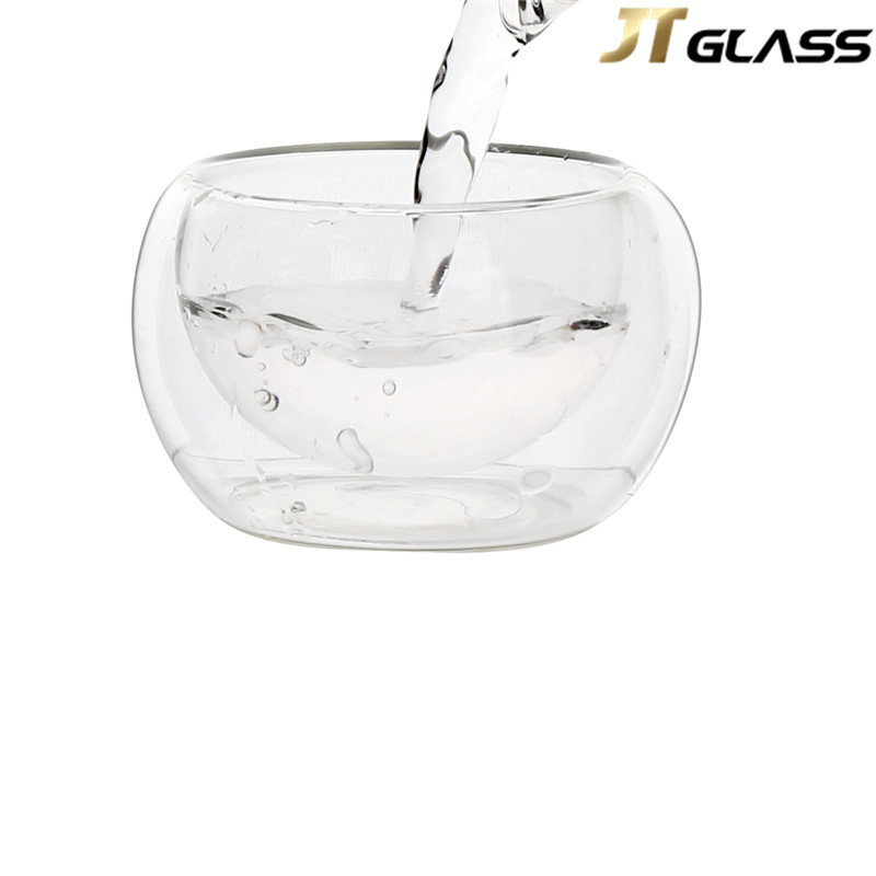 Double glass heat-resistant eco-friendly tumbler tea cup