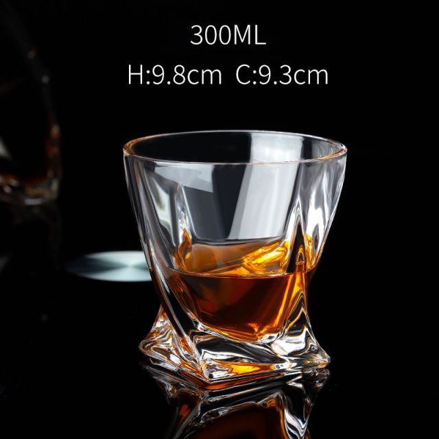 Vintage Rock Wine Glass