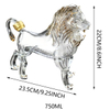 jtglass 750ml whiskey decanter, lion shaped decanter