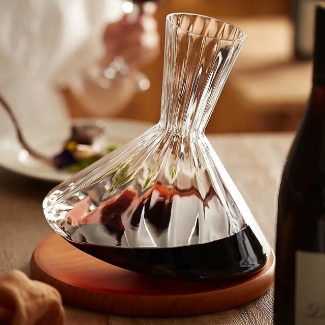 jtglass Wine decanter rotating tumbler