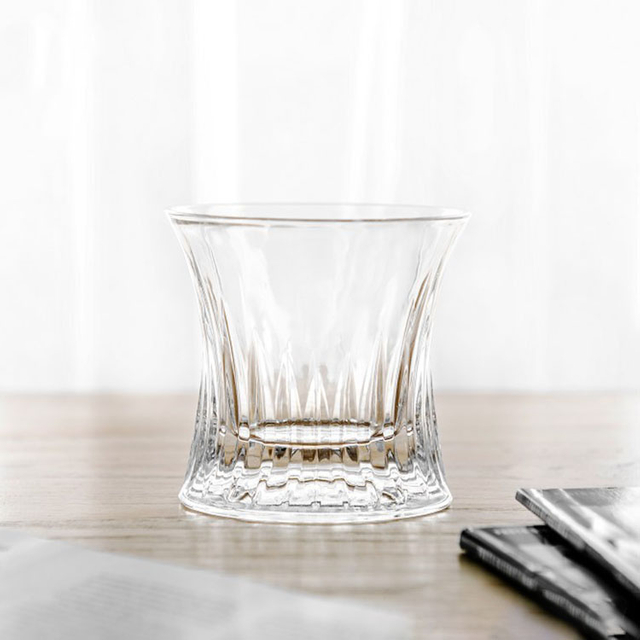 Vertical Striped Wine Bottle Whiskey Set