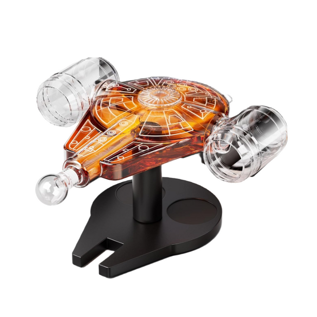 Spaceship-shaped Edinburgh Gin Personalized Bottle