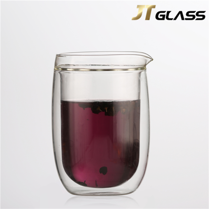 New style olecranon glass cup heat-resistant environmental protection glass cup