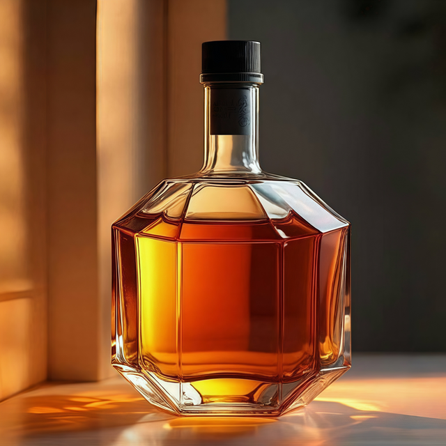 High Borosilicate Glass Engaged Alcohol Bottles