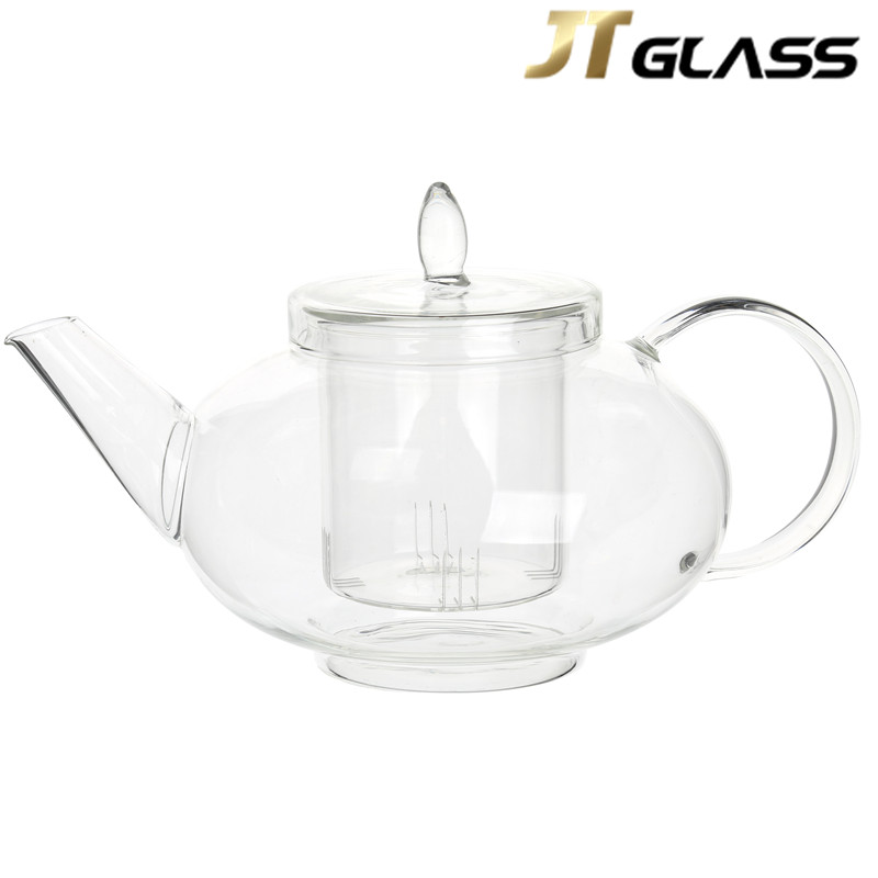 Filter Heat-resistant Household Glass Kettle Flower Teapot Set Glass Teapot High Temperature Thickening Teapot 