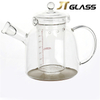 with Infuser for Tea Heat Resistant Clear High Borosilicate Glass Teapot 
