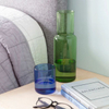 High-value two-color glass water bottle bedside water bottle