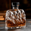 Customized high-end unique presidential mountain alcohol bottles