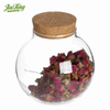 High Clear Glass Storage Jar with Bamboo Lid For Food Safe