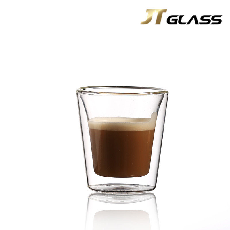 Double Wall Insulated Thermal Cups Drinking Glasses For Coffee Tea cups