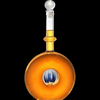 Customized high-end Heat-resistant high borosilicate glass tequila round bottle