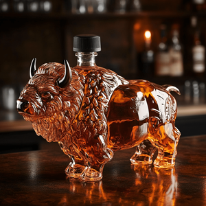 High Borosilicate Glass Animal Shaped Alcoholic Bottles