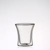 220ml double wall wine elegant glass cup for restaurant