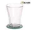 Mouth Blown Fancy Design Wholesale Price 250ml Double Wall Glass Cup 