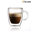 Best Sell Heat Resistant Glass Double Wall Coffee Cups Clear Glass Mug