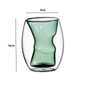 Horseshoe Cup Double Glass Coffee Cup