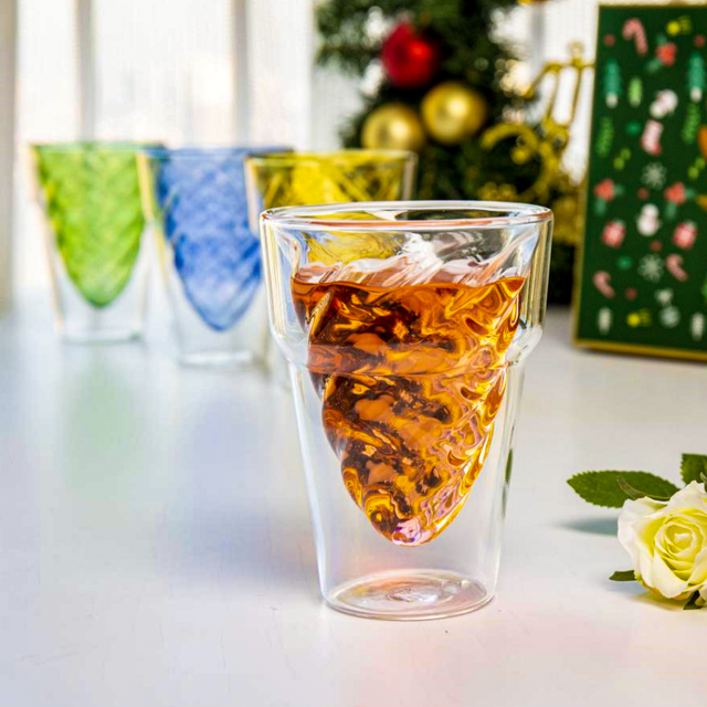 Ice Cream Sundae Double Layer Glass