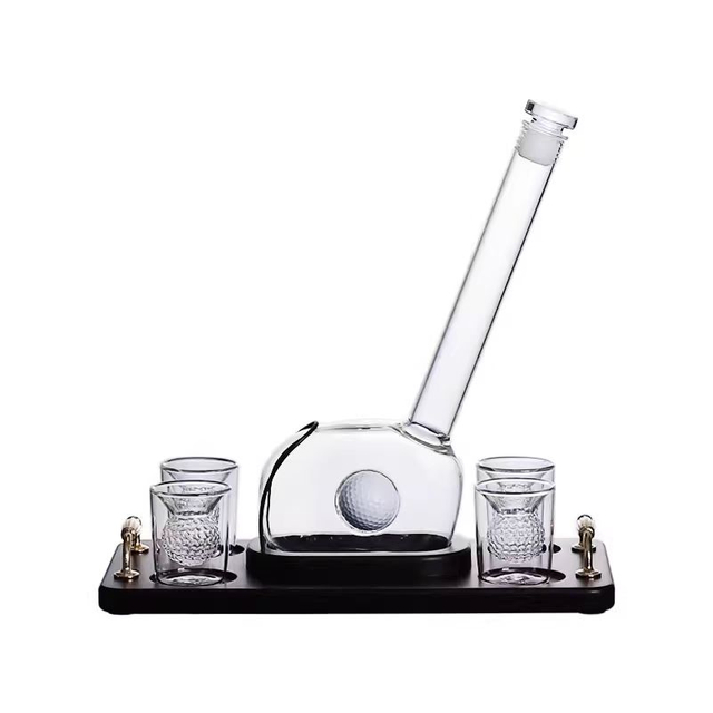 Whisky Brandy Bottle for Golf Set