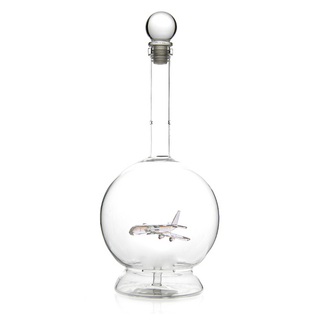 Customized high borosilicate airline liquor bottles
