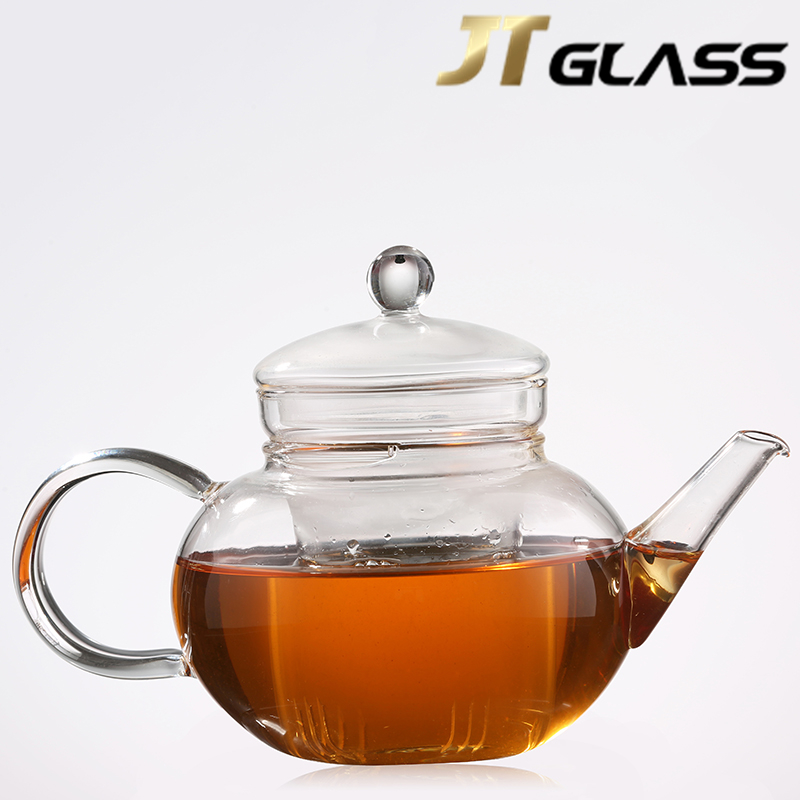 Glass Teapot for Gas Cooker/tea Pot with Tea Strainer 
