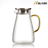 Mug Coffee Wholesale High Quality Drinkware Frosted Glass Jug 1.5l With Stainless Steel Lid And Strainer 