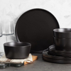 Coupe Black Cutlery Set