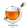 Customized high-end round whiskey bottle