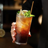 Glass Coffee Cup with Straw And Lid