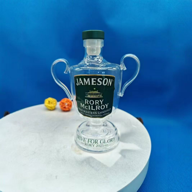Trophy-shaped Personalized Grey Goose Vodka Bottle