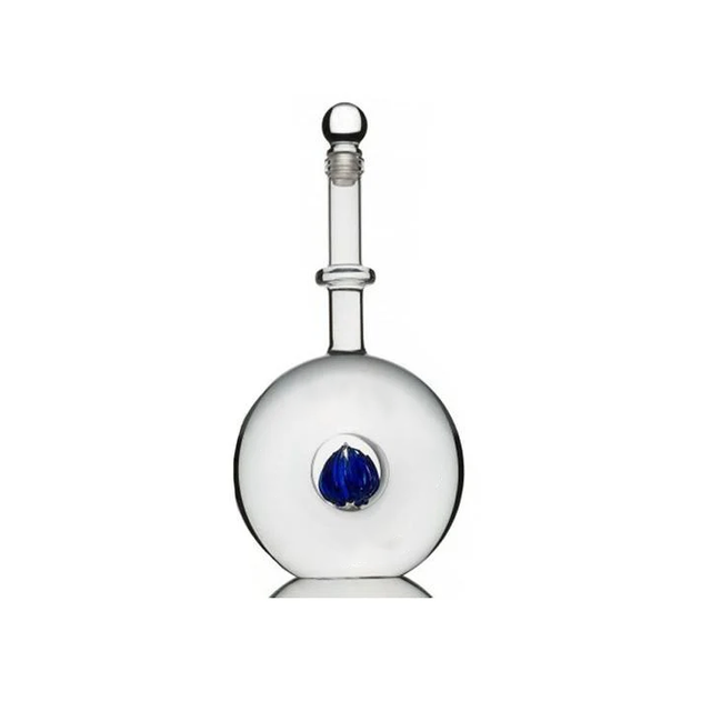 Customized high-end Heat-resistant high borosilicate glass tequila round bottle