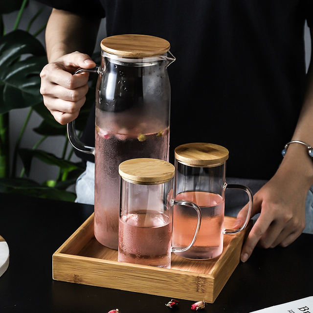 Borosilicate glass kettle