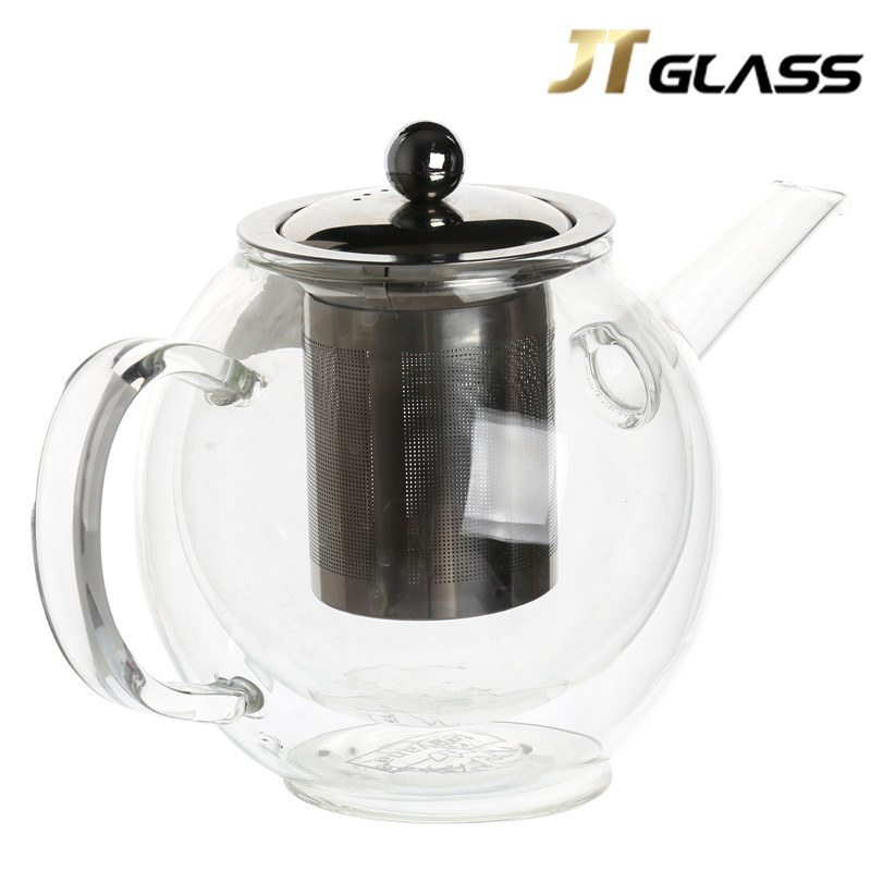 Wholesale Promotional Borosilicate Double Wall GlassTeapot 