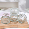 jtglass New pattern thickened glass candle holder