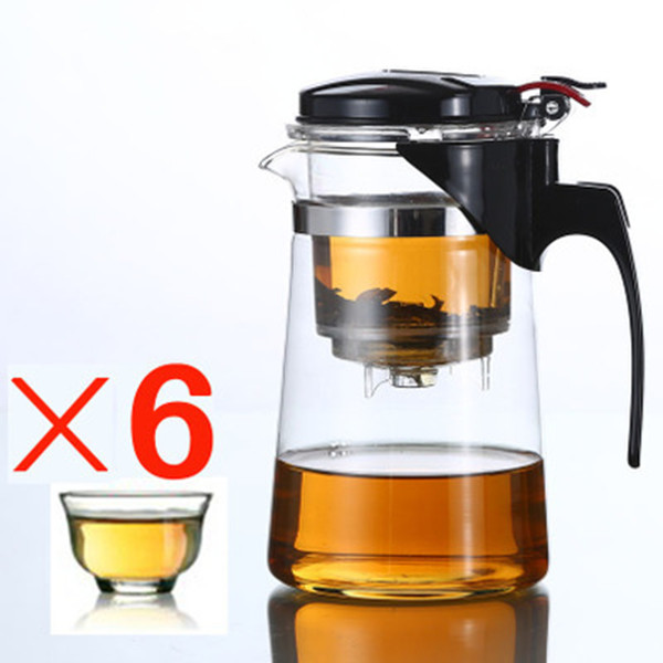  Heat Resistant Borosilicate Glass Teapot Glass Tea Set