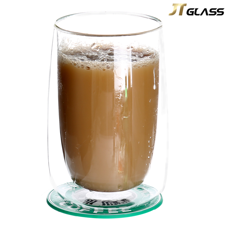 High Borosilicate Heat-resistant Double Glass Coffee Glass Customized 