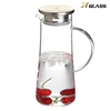 Water Bottle Glass Water Tank Large Capacity Thick Explosion-proof Heat-resistant Cold Glass Kettle with Handle 
