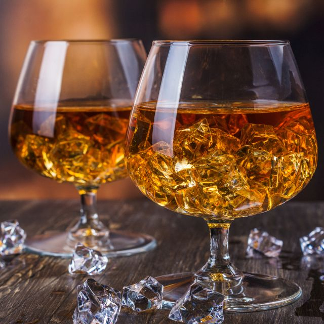 Brandy short stem glass