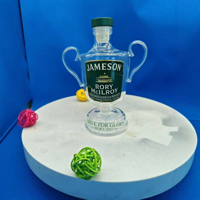 Trophy-shaped Personalized Grey Goose Vodka Bottle