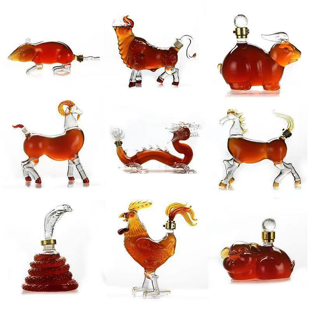 Animal Shaped 12 Effective Glass Bottle Ireland