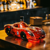 Racing Car Shaped Glass Wine Bottle
