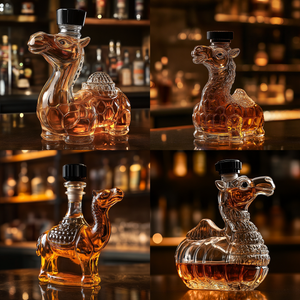 Customized Handmade Crafts Can Carve Cute Camel Bottles for Alcohol