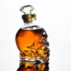 Customizable high borosilicate glass crystal head vodka bottle