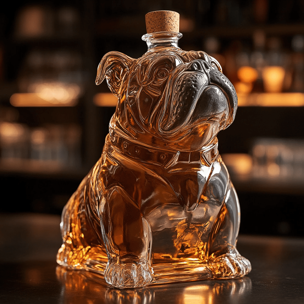Handmade Glass Personalized Liquor Bottles